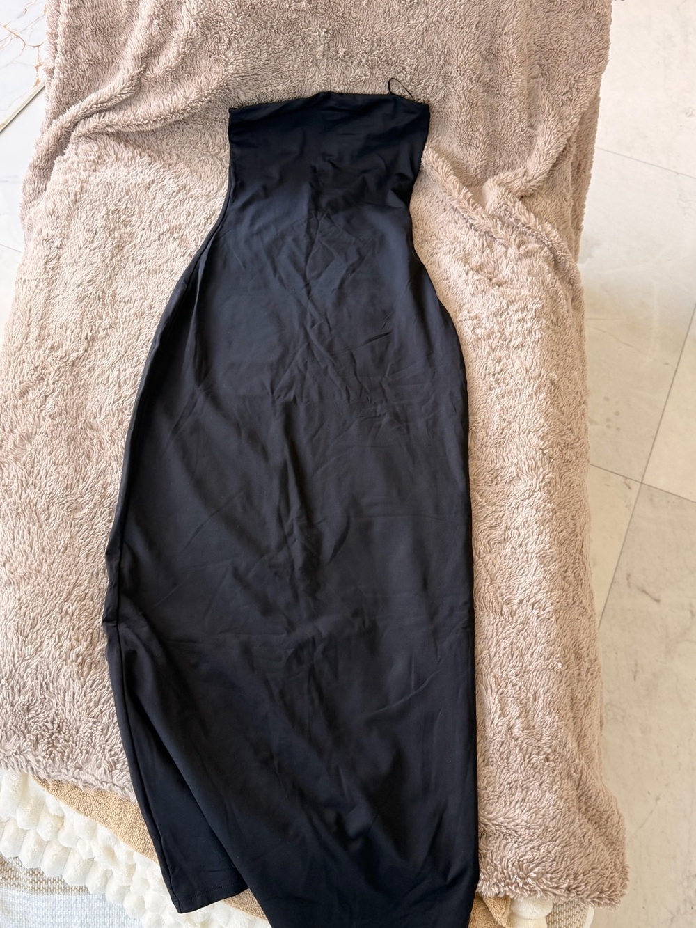 Aritzia Contour Black Maxi Dress